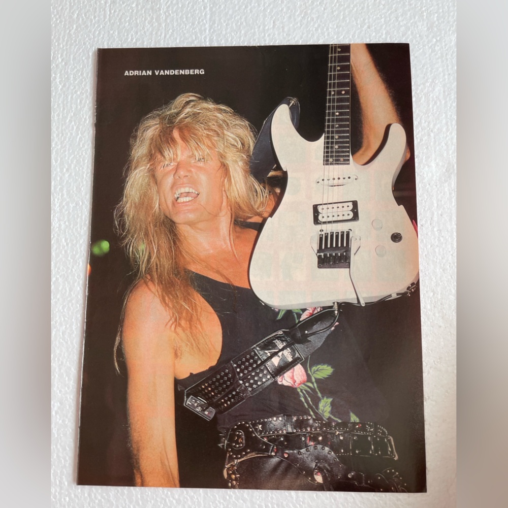 Whitesnake’s Adrian Vandenberg Rock Pinup